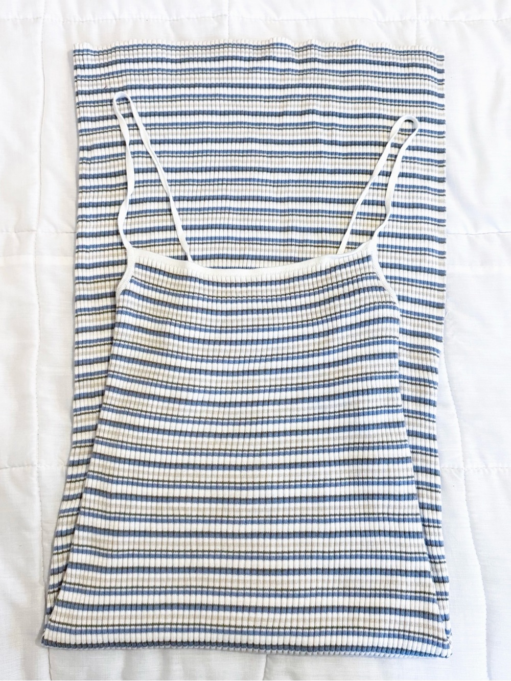 Abercrombie & Fitch stripes knit bodycon midi dress